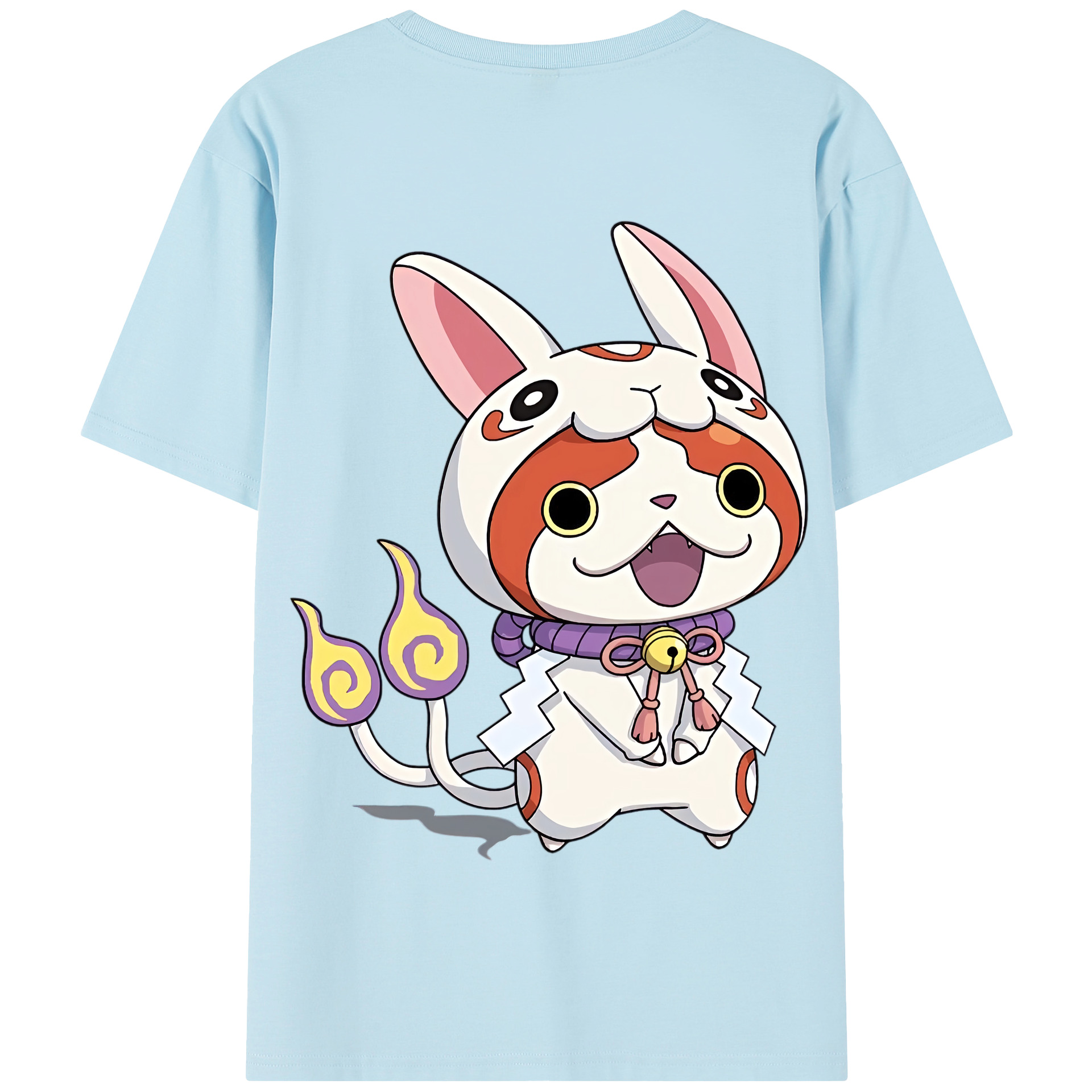 （画像用） 妖怪ウォッチ Yo-kai Watch 綿100％半袖Tシャツ（背面プリント）